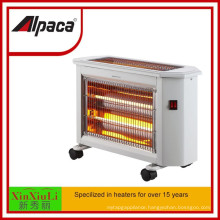 Electric quartz heater with iron material